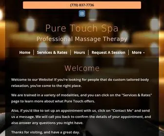 Puretouchatlantaspa.com(Mary Ewing) Screenshot