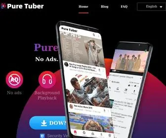 Puretuber.com(Pure Tuber) Screenshot