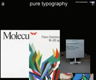 Puretypography.com(Pure typography) Screenshot