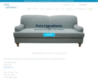 Pureupholstery.com(Pure Upholstery) Screenshot