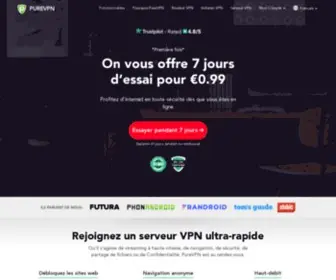 PureVPN.fr(Le Service VPN le Plus Rapide au Monde) Screenshot