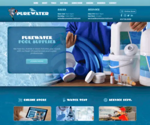 Purewaterpool.com(Purewaterpool) Screenshot
