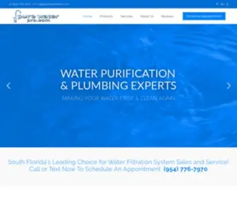 Purewaterpro.com(BeService) Screenshot