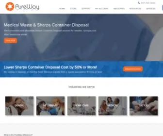 Pureway.com(Bio Waste Disposal) Screenshot