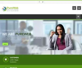 Purewebng.com(PureWeb Technologies) Screenshot
