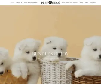 Purewhitedogs.com(Purewhitedogs) Screenshot