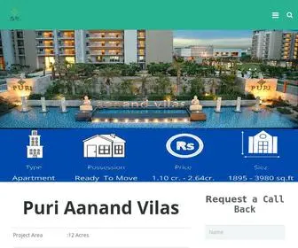 Purianandvilas81.com(Puri Aanand vilas) Screenshot