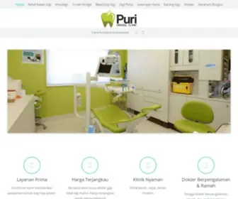 Puridental.com(Puri Dental Clinic) Screenshot