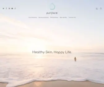 Puriface.com(All Natural Korean Skincare Brand) Screenshot