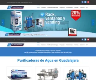 Purificadorasdeagua.mx(Purificadoras de Agua en Guadalajara) Screenshot