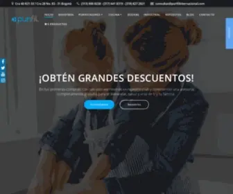 Purifil.com.co(Inicio) Screenshot