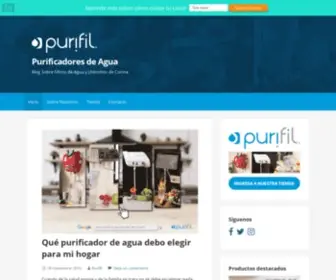 Purifilblog.com(Purificadores de Agua) Screenshot