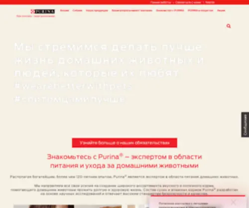 Purina-Dogchow.ru((Пурина)) Screenshot