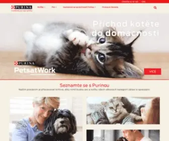 Purina.cz(S nadšením pro vaše miláčky) Screenshot