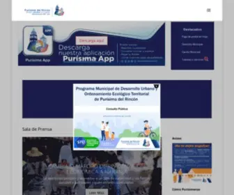 Purisimadelrincon.mx(MUNICIPIO) Screenshot