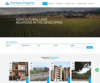 Purisonsproperty.com(Purisons Property) Screenshot