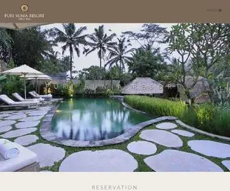 Purisuniaresort.com(Ubud resort) Screenshot