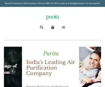 Puritacare.in(Purita Air Purifiers) Screenshot