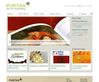 Puritanpress.com(The Official Website of Puritan Capital) Screenshot