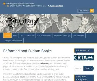 Puritanpublications.com(Reformed and Puritan Books) Screenshot