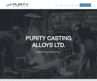 Purityalloys.com(Purity Casting Alloys) Screenshot