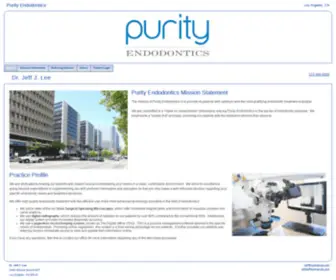 Purityendo.com(Purity Endodontics) Screenshot