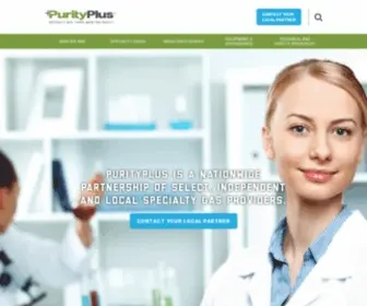 Purityplusgases.com(PurityPlus) Screenshot