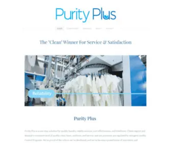 Puritypluslaundry.com(Purity Plus) Screenshot