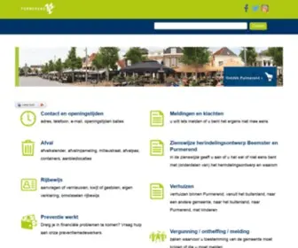 Purmerend.nl(Gemeente Purmerend) Screenshot