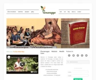 Purnarogya.com(Home) Screenshot