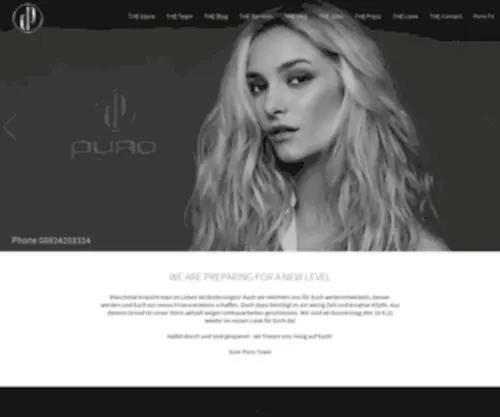 Puro-Munich.com(Puro Friseure München) Screenshot