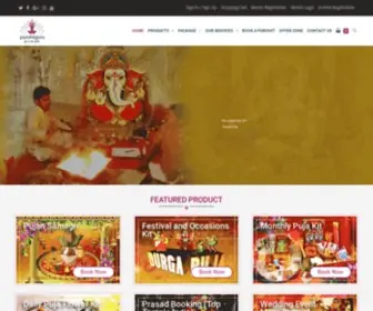 Purohitguru.com(An Online Shopping journey) Screenshot