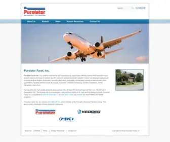 Purolator-Facet.com(Purolator Facet) Screenshot