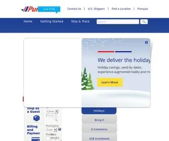 Purolator.com(Shipping, Freight & Courier Solutions) Screenshot
