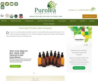 Purolea.com(WordPress) Screenshot