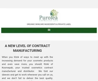 Puroleamanufacturing.com(Contract Manufacturing Solutions) Screenshot