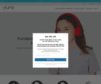 Purosound.com(Puro Sound Labs) Screenshot