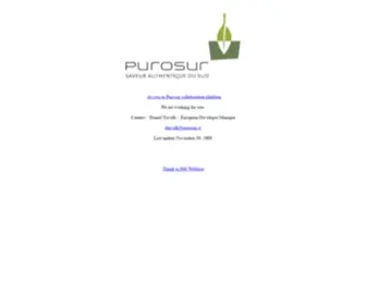 Purosur.cl(PuroSur Saveur Authentique du Sud) Screenshot