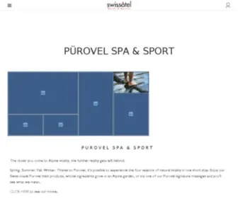 Purovel.com(Swissôtel Hotels And Resorts) Screenshot