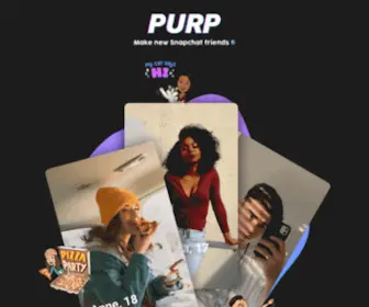 Purp.social(Make new Snapchat friends) Screenshot