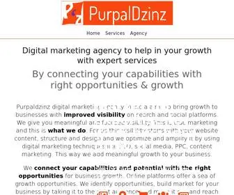 Purpaldzinz.net(Digital marketing company) Screenshot