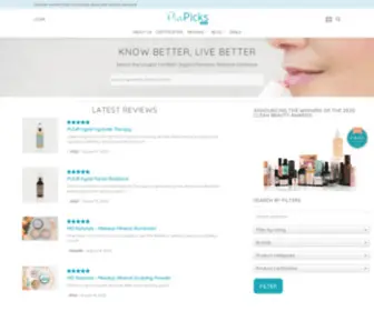 Purpicks.com(Discover Honest Reviews Of Non Toxic & Organic Skincare) Screenshot