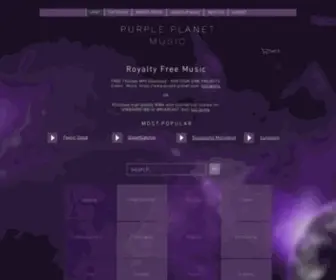 Purple-Planet.com(Purple Planet Royalty Free Music) Screenshot