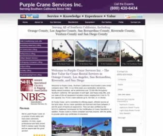 Purplecraneservicesinc.com(Purple Crane) Screenshot