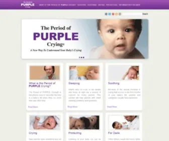 Purplecrying.info(The Period of PURPLE Crying) Screenshot