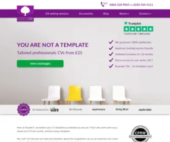 Purplecv.co.uk(The CV Writing Professionals) Screenshot