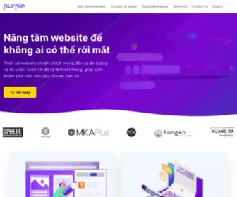 Purpledesign.studio(Dịch vụ thiết kế website trọn gói từ A) Screenshot