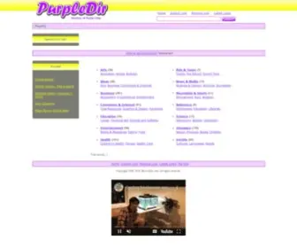 Purpledir.com(Free Directory of Purple Links) Screenshot