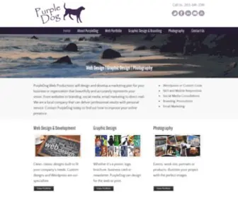 Purpledogproductions.com(Web Design) Screenshot