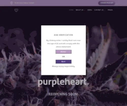 Purpleheartpc.org(Purple Heart) Screenshot